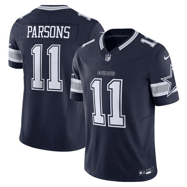Men’s Dallas Cowboys #11 Micah Parsons Navy 2023 F.U.S.E. Limited Stitched Football Jersey