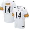 Men’s Pittsburgh Steelers #14 Sammie Coates White Road NFL Nike Elite Jersey