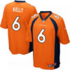 Men’s 2017 NFL Draft Denver Broncos #6 Chad Kelly Orange Team Color Stitched NFL Nike Elite Jersey