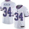 Nike Giants #34 Shane Vereen White Men’s Stitched NFL Limited Rush Jersey