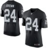 Nike Raiders #24 Willie Brown Black Team Color Men’s Stitched NFL New Elite Jersey