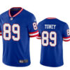 Men’s New York Giants #89 Kadarius Toney Royal Vapor Untouchable Classic Retired Player Stitched Jersey