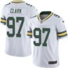 Nike Green Bay Packers #97 Kenny Clark White Men’s Stitched NFL Vapor Untouchable Limited Jersey