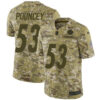 Nike Steelers #53 Maurkice Pouncey Camo Men’s Stitched NFL Limited 2018 Salute To Service Jersey