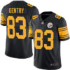 Steelers #83 Zach Gentry Black Men’s Stitched Football Limited Rush Jersey