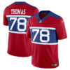Men’s New York Giants #78 Andrew Thomas Century Red Alternate Vapor F.U.S.E. Limited Football Stitched Jersey