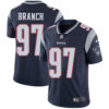 Nike New England Patriots #97 Alan Branch Navy Blue Team Color Men’s Stitched NFL Vapor Untouchable Limited Jersey