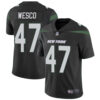 Jets #47 Trevon Wesco Black Alternate Men’s Stitched Football Vapor Untouchable Limited Jersey