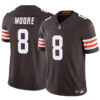 Men’s Cleveland Browns #8 Elijah Moore Brown 2023 F.U.S.E Vapor Limited Football Stitched Jersey