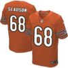 Men’s Chicago Bears #68 Matt Slauson Orange Alternate NFL Nike Elite Jersey