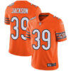 Nike Chicago Bears Men’s #39 Eddie Jackson Limited Orange Rush Vapor Untouchable NFL
