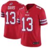 Men’s Buffalo Bills #13 Gabriel Davis Red Vapor Untouchable Limited Stitched Jersey