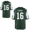 Men’s New York Jets Resolute Support #16 Resolute Green Team Color Stitched NFL Nike Elite Jersey