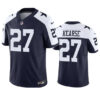 Men’s Dallas Cowboys #27 Jayron Kearse Navy 2023 F.U.S.E. Vapor Limited Stitched Football Jersey