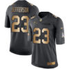Nike Baltimore Ravens #23 Tony Jefferson Black Men’s Stitched NFL Limited Gold Salute To Service Jersey