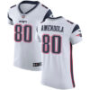 Men’s Nike New England Patriots #80 Danny Amendola White Stitched NFL Vapor Untouchable Elite Jersey