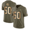 Nike Buccaneers #50 Vita Vea Olive Gold Men’s Stitched NFL Limited 2017 Salute To Service Jersey
