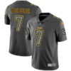 Nike Pittsburgh Steelers #7 Ben Roethlisberger Gray Static Men’s NFL Vapor Untouchable Game Jersey