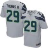 Men’s Seattle Seahawks #29 Earl Thomas III Gray Alternate NFL Nike Elite Jersey