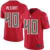 Nike Tampa Bay Buccaneers #40 Mike Alstott Red Men’s Stitched NFL Limited Rush Jersey