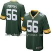 Men’s Green Bay Packers #56 Julius Peppers Green Team Color NFL Nike Game Jersey