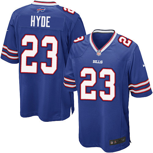Nike NFL Buffalo Bills #23 Micah Hyde Game Royal Blue Home Men’s Jersey