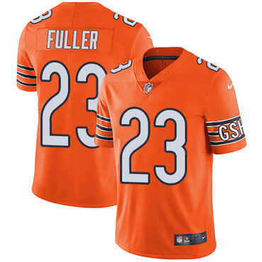 Nike Chicago Bears #23 Kyle Fuller Orange Men’s Stitched NFL Limited Rush Jersey