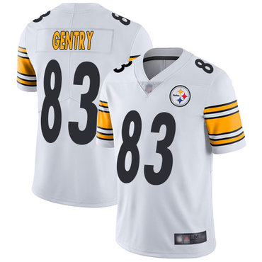 Steelers #83 Zach Gentry White Men’s Stitched Football Vapor Untouchable Limited Jersey