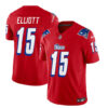 Men’s New England Patriots #15 Ezekiel Elliott Red 2023 F.U.S.E. Vapor Limited Football Stitched Jersey