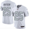 Men’s Oakland Raiders #25 D. J. Hayden White 2016 Color Rush Stitched NFL Nike Limited Jersey