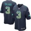 Nike Seahawks #3 Russell Wilson Steel Blue Team Color Men’s Stitched NFL Limited Strobe Jersey