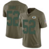 Packers #52 Rashan Gary Olive Men’s Stitched Football Limited 2017 Salute To Service Jersey