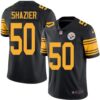 Nike Steelers #50 Ryan Shazier Black Men’s Stitched NFL Limited Rush Jersey