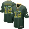 Nike Packers #12 Aaron Rodgers Green Team Color Men’s Stitched NFL Limited Strobe Jersey