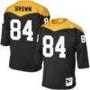 Men’s Pittsburgh Steelers #84 Antonio Brown Black 1967 Home Throwback NFL Jersey