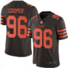 Men’s Cleveland Browns #96 Xavier Cooper Brown 2016 Color Rush Stitched NFL Nike Limited Jersey