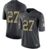 Men’s Denver Broncos #27 Steve Atwater Black Anthracite 2016 Salute To Service Stitched NFL Nike Limited Jersey