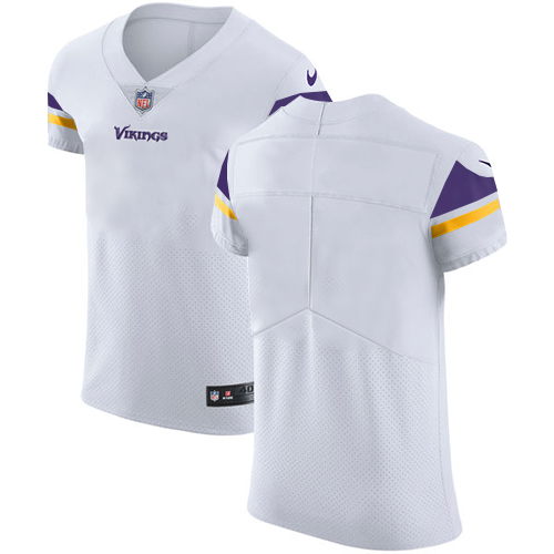 Men’s Nike Minnesota Vikings Blank White Stitched NFL Vapor Untouchable Elite Jersey