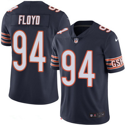 Men’s Chicago Bears #94 Leonard Floyd Navy Blue 2016 Color Rush Stitched NFL Nike Limited Jersey