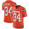 Nike Cleveland Browns #34 Carlos Hyde Orange Alternate Men’s Stitched NFL Vapor Untouchable Limited Jersey