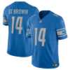 Men’s Detroit Lions #14 Amon-Ra St. Brown Blue 2023 F.U.S.E. Vapor Untouchable Limited Stitched Jersey