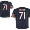 Men’s Chicago Bears #71 Josh Sitton Navy Blue Team Color Stitched NFL Nike Elite Jersey