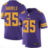 Men’s Minnesota Vikings #35 Marcus Sherels Purple 2016 Color Rush Stitched NFL Nike Limited Jersey