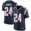 Nike New England Patriots #24 Cyrus Jones Navy Blue Team Color Men’s Stitched NFL Vapor Untouchable Limited Jersey