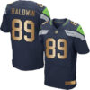 Nike Seahawks #89 Doug Baldwin Steel Blue Team Color Men’s Stitched NFL Elite Gold Jersey