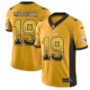 Nike Steelers #19 JuJu Smith-Schuster Gold Men’s Stitched NFL Limited Rush Drift Fashion Jersey