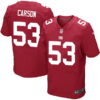 Men’s New York Giants #53 Harry Carson Red Alternate NFL Nike Elite Jersey