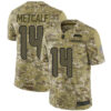 Seahawks #14 D.K. Metcalf Camo Men’s Stitched Football Limited 2018 Salute To Service Jersey