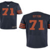 Men’s Chicago Bears #71 Josh Sitton Navy Blue With Orange Alternate Stitched NFL Nike Elite Jersey