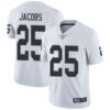 Raiders #25 Josh Jacobs White Men’s Stitched Football Vapor Untouchable Limited Jersey
